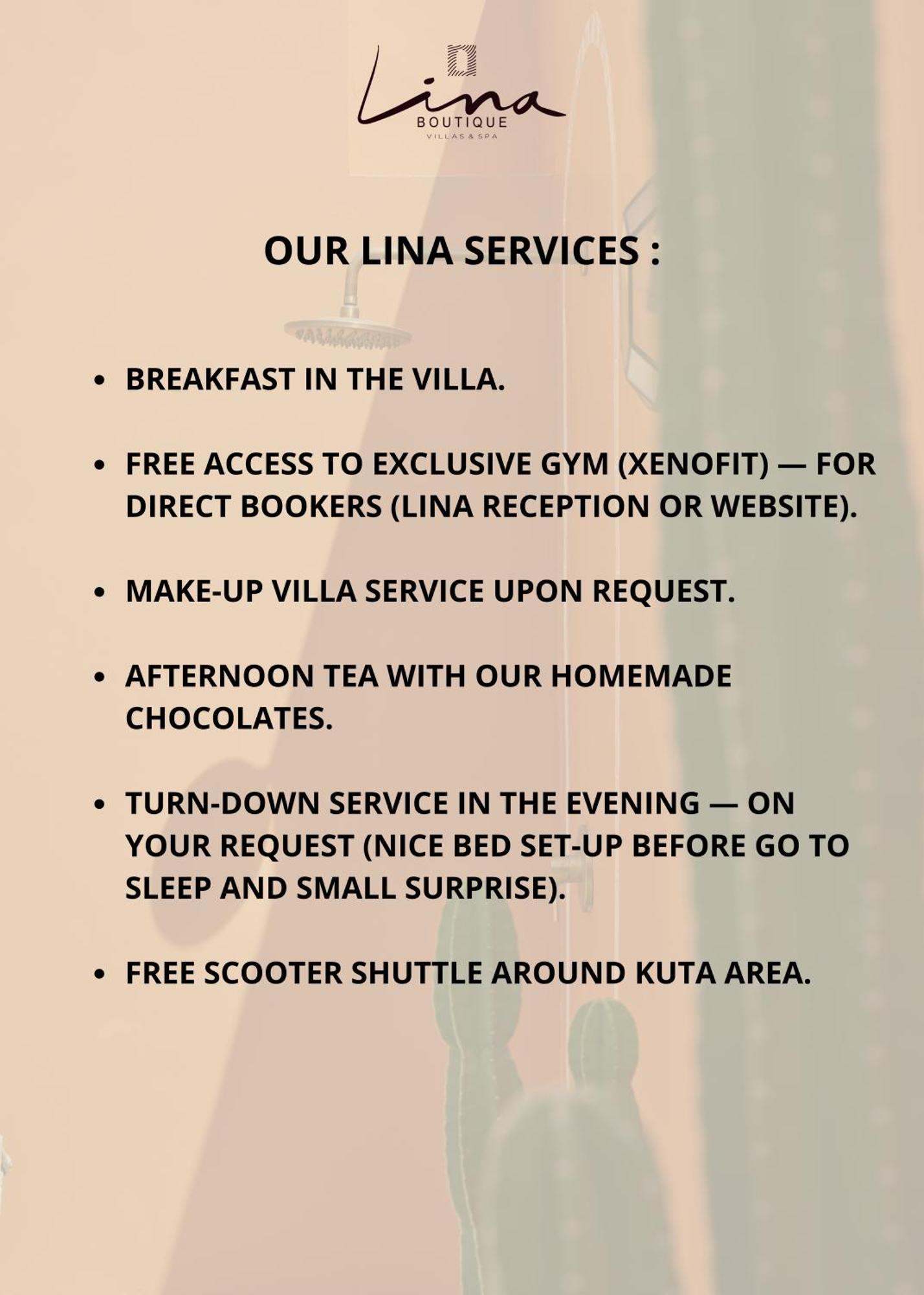 Lina Boutique Villas And Spa Kuta  Extérieur photo